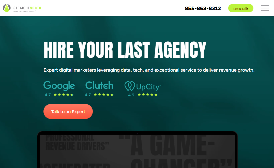 STRAIGHTNORTH SEO agency for luxury ecommerce
