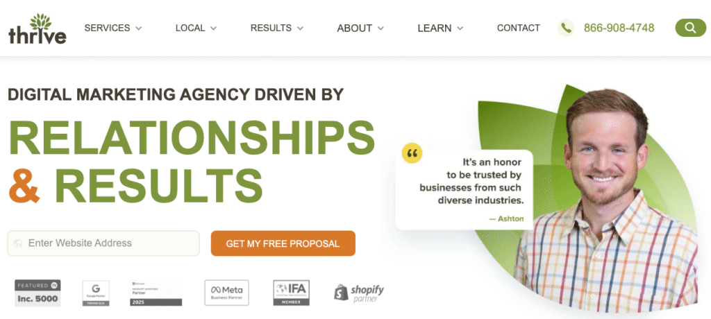 THRIVE TOP LOCAL SEO COMPANIES WITH GUARANTEED RANKINGS