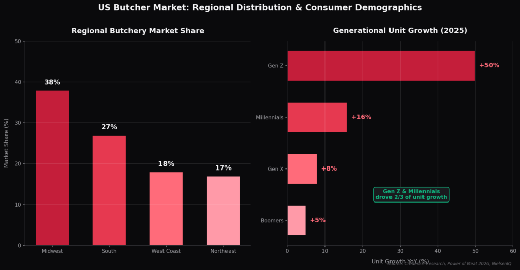 butcher_graph4_regional_generational Vinyl Marketing Statistics