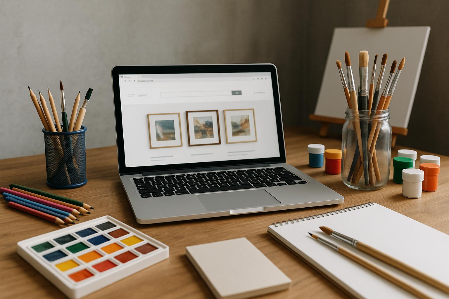 E-commerce SEO companies for art supplies