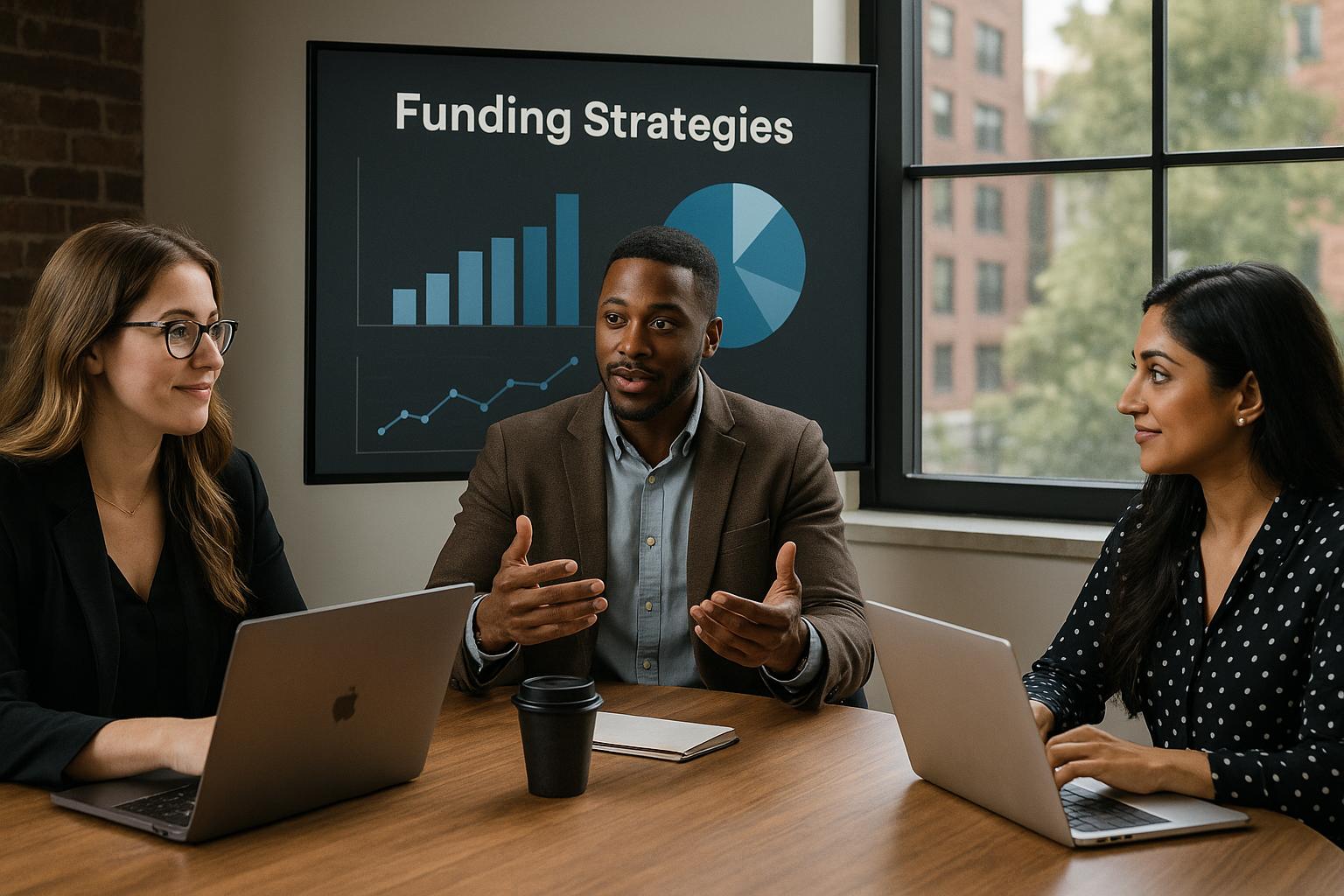 entrepreneur influencers sharing funding strategies