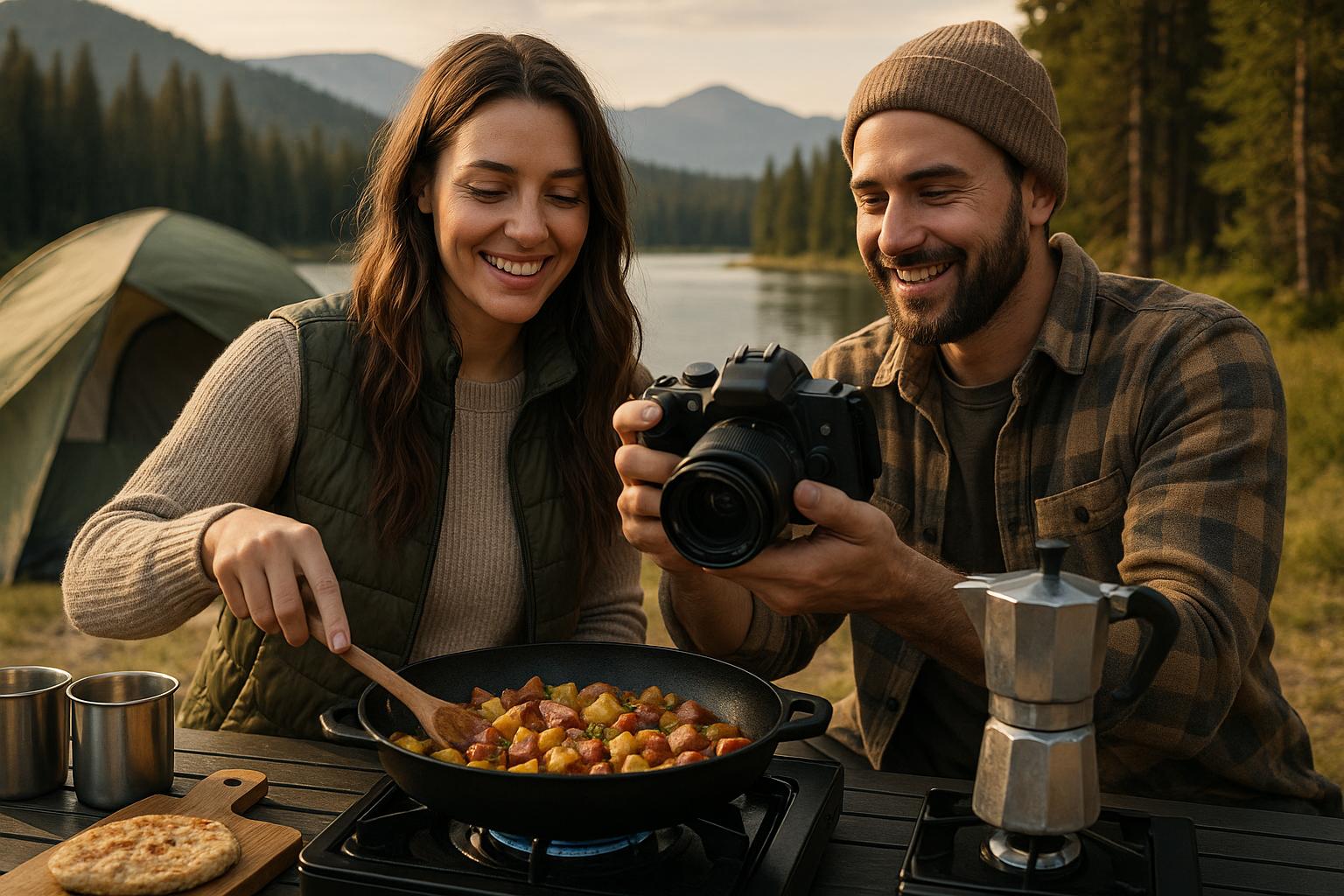 food influencers with camping meal ideas