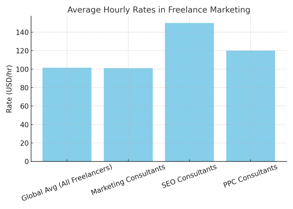 Freelance Marketing Rate Statistics