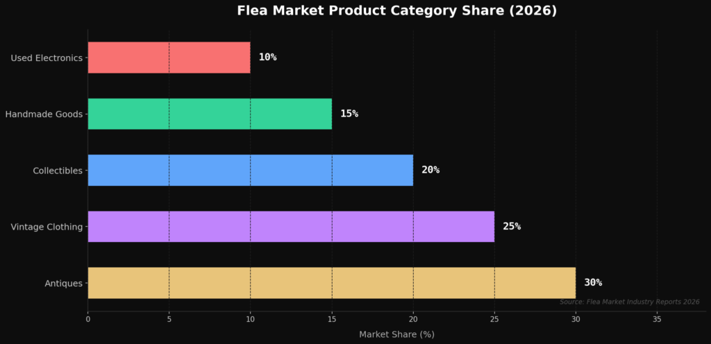 graph1_category_share Flea Market Marketing Statistics