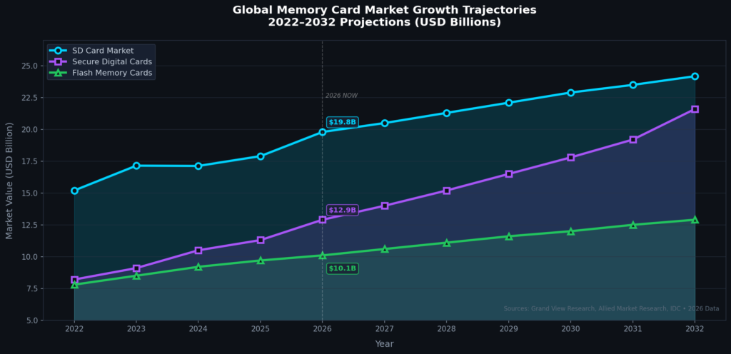 graph1_market_growth (2) Memory Card Marketing Statistics