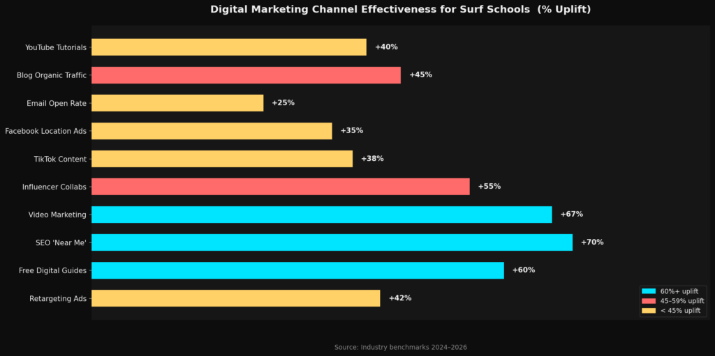 graph2_hbar_channels Surfing Training Marketing Statistics
