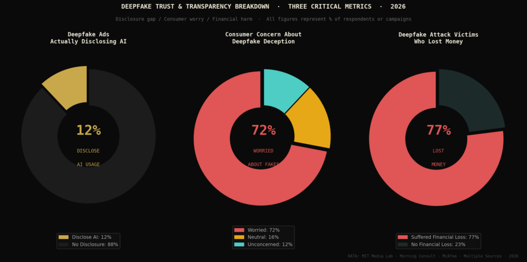 graph3_trust_donuts Deepfake Advertising Effectiveness Statistics