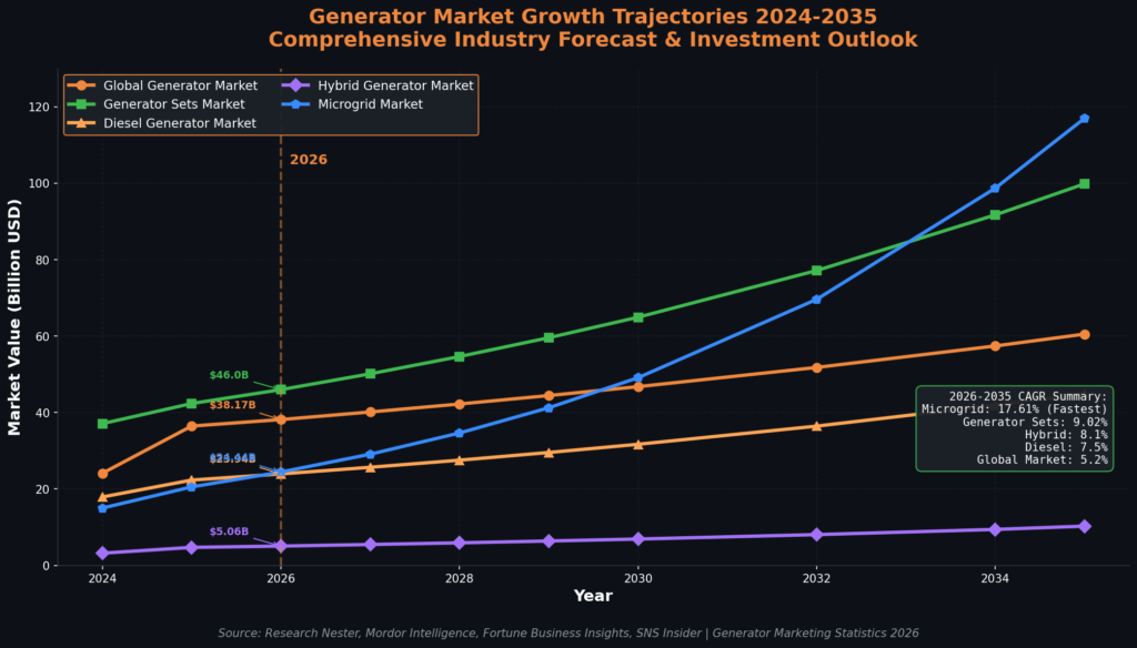 Generator Marketing Statistics