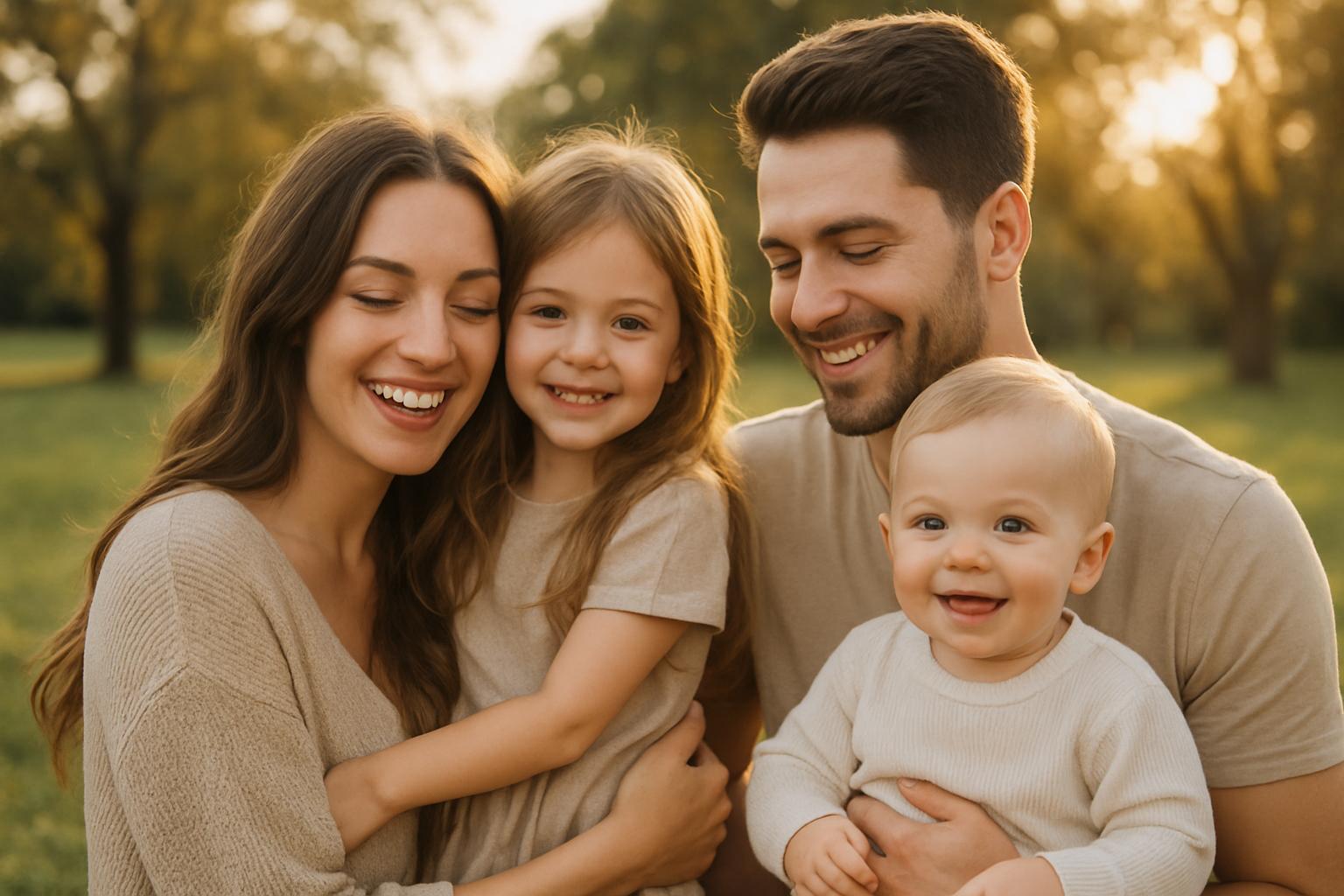 beautiful influencer family moments
