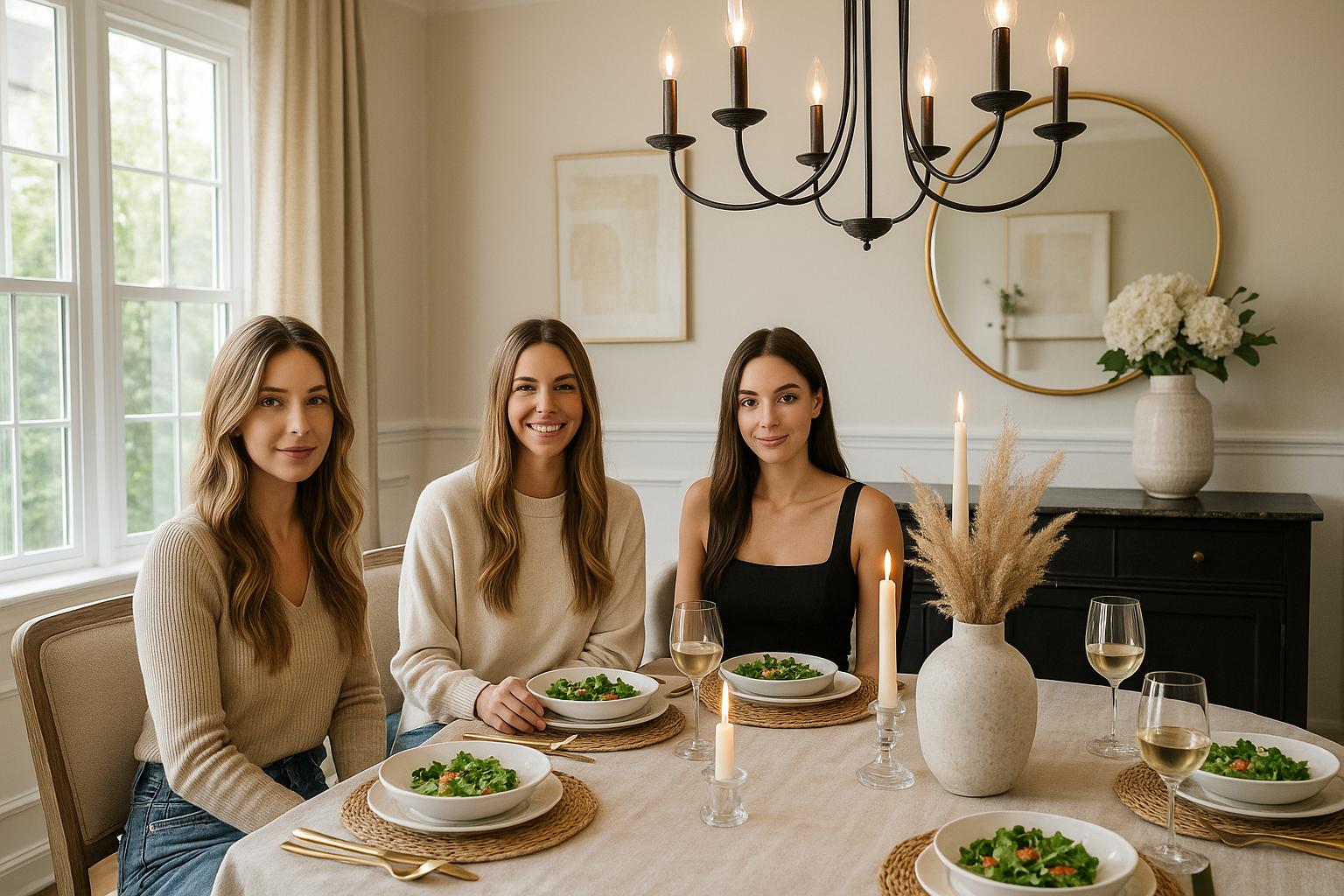 influencers with stunning dining rooms