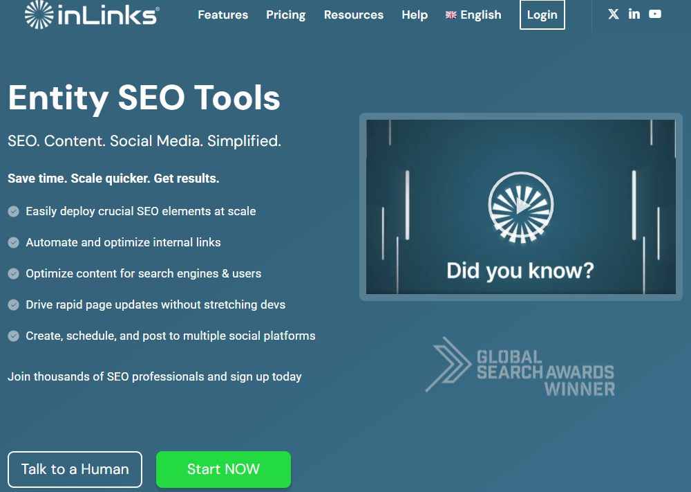 inlinks TOP ENTITY SEO OPTIMIZATION COMPANIES