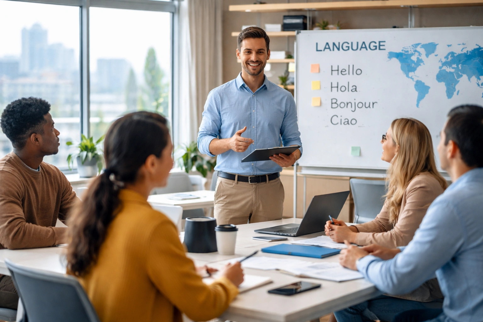 Language training marketing statistics