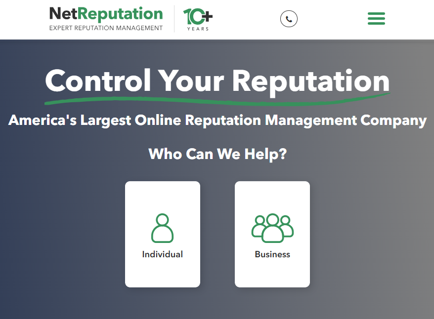net reputation BEST CRISIS SEO MANAGEMENT SERVICES