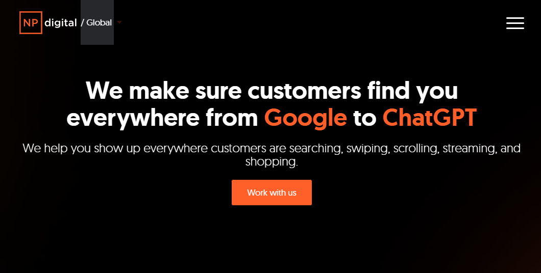 np digital SEO Agency for Luxury Ecommerce