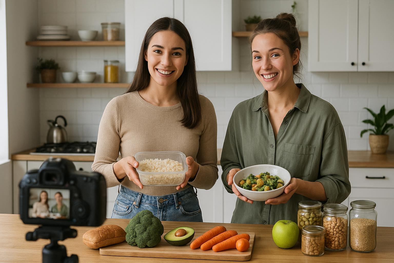 nutrition influencers sharing budget recipes