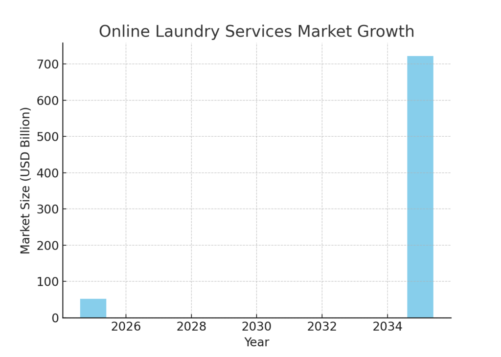 online_laundry_growth Laundry Service Marketing Statistics