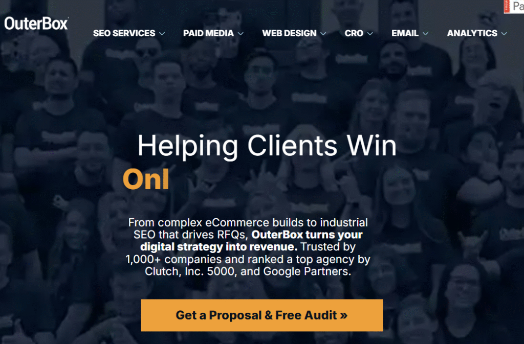 Best e-commerce SEO agencies for electronics