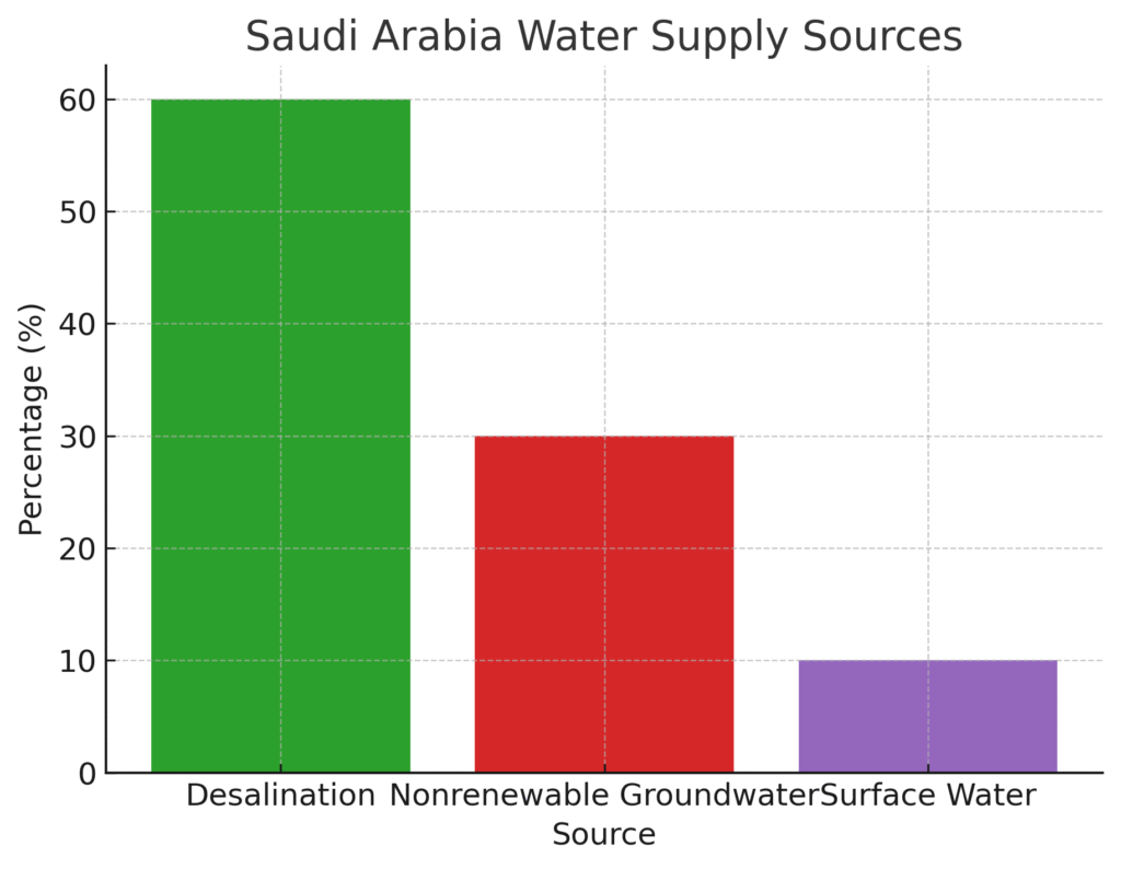 saudi_water_sources Desalination Marketing Statistics