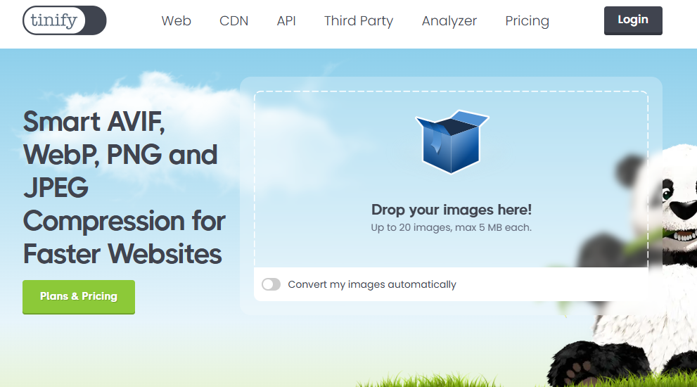 tinify TOP MINIFICATION AND COMPRESSION SERVICES