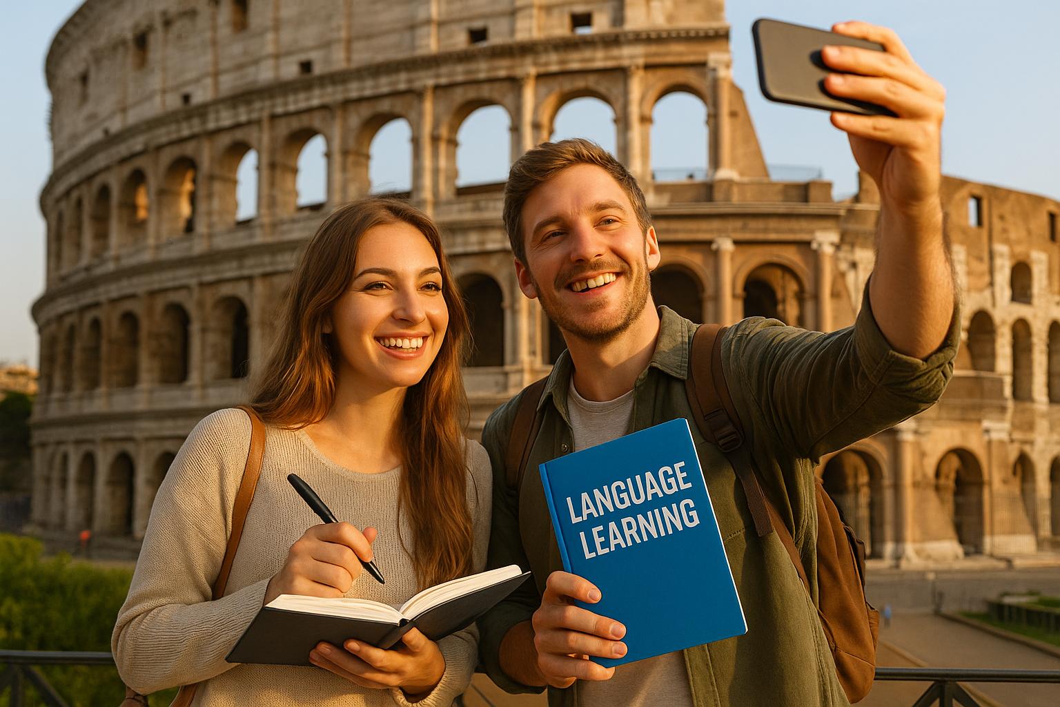 travel influencers with language learning tips