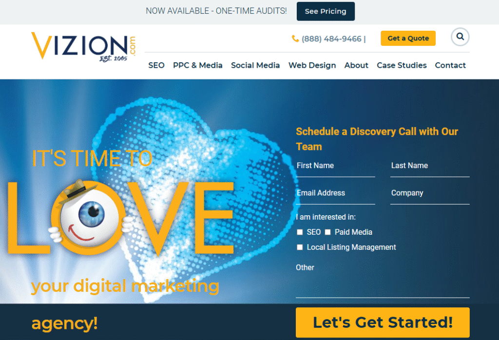 vizion TOP LOCAL SEO SERVICES FOR INSURANCE AGENTS