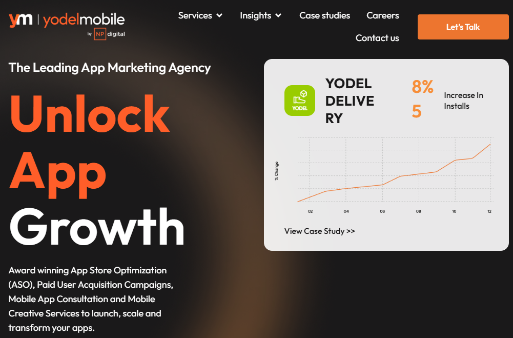 yodel TOP APP STORE OPTIMIZATION (ASO) AGENCIES