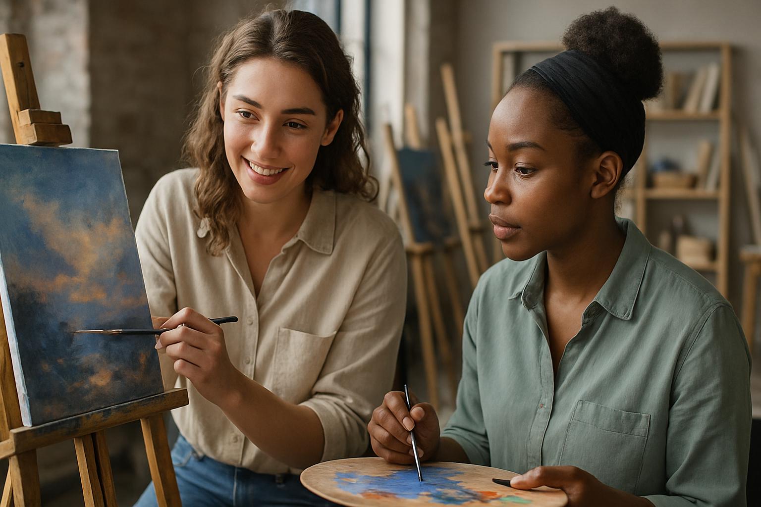 skill influencers teaching artistic techniques