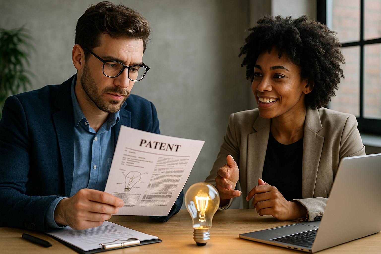 innovation influencers sharing patent processes