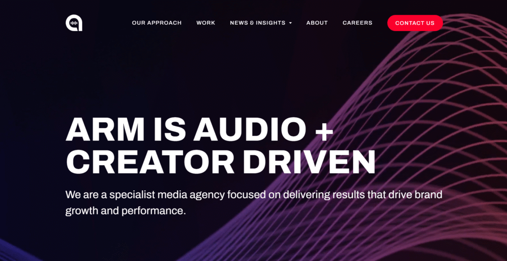 Screenshot 2025 10 07 182909 Top audio-first influencer agencies