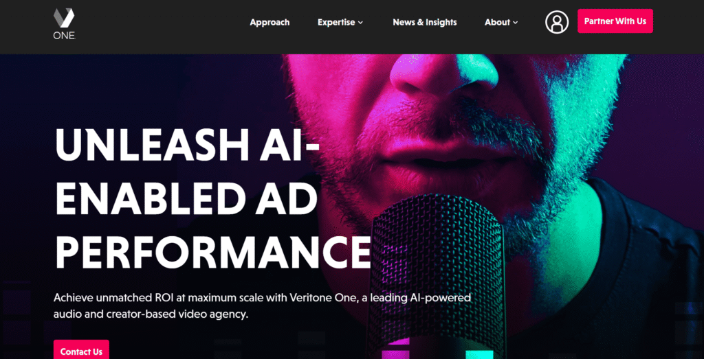 Screenshot 2025 10 07 183120 Top audio-first influencer agencies
