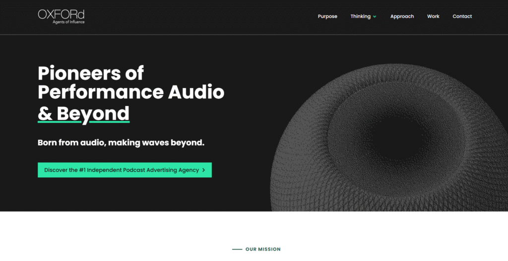 Screenshot 2025 10 07 183441 Top audio-first influencer agencies