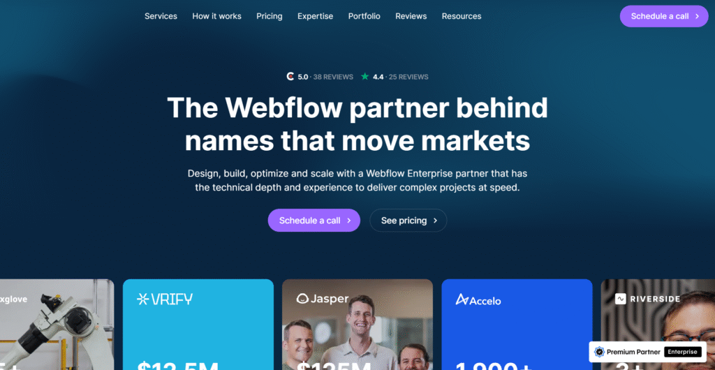 Screenshot 2025 10 14 193809 1 Webflow development companies