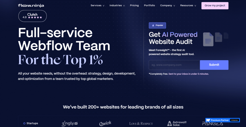 Screenshot 2025 10 14 195355 Webflow development companies