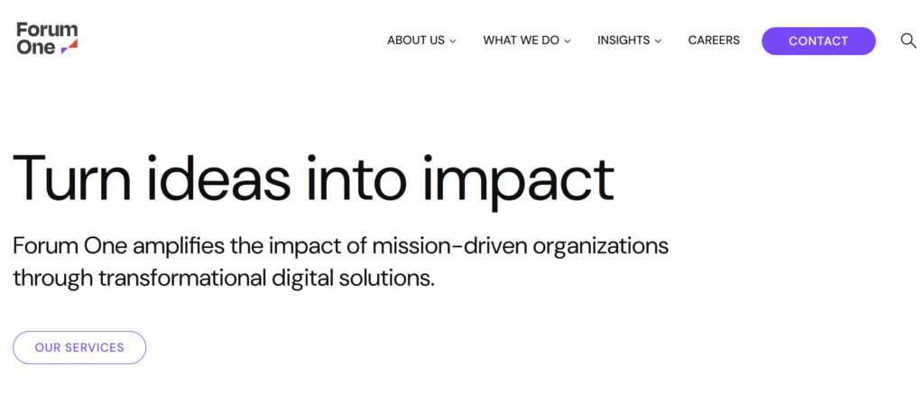 Top nonprofit website development services