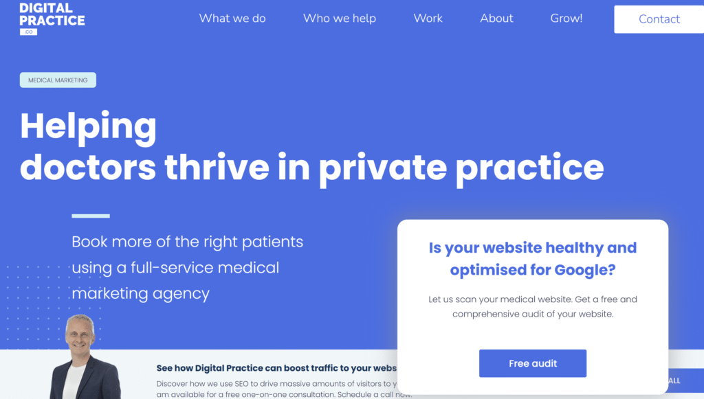 Screenshot 2025 10 20 191745 Medical practice website development companies