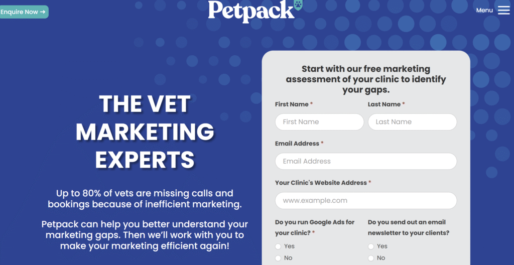 Screenshot 2025 10 20 195400 Top veterinary website development services
