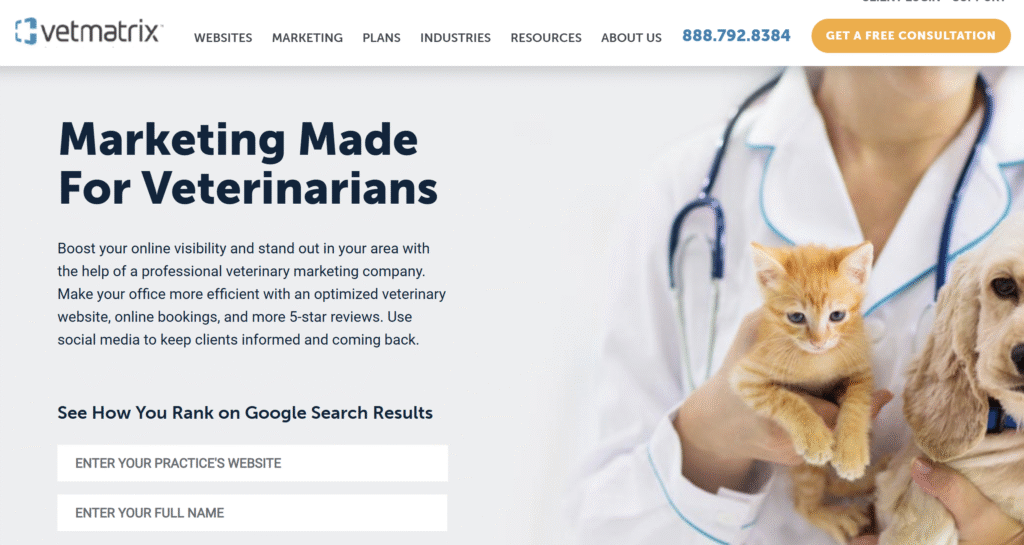 Screenshot 2025 10 20 195612 Top veterinary website development services