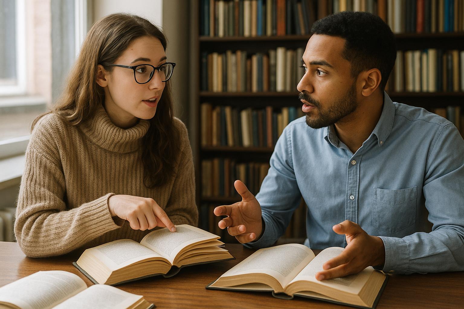 education influencers with literature interpretation