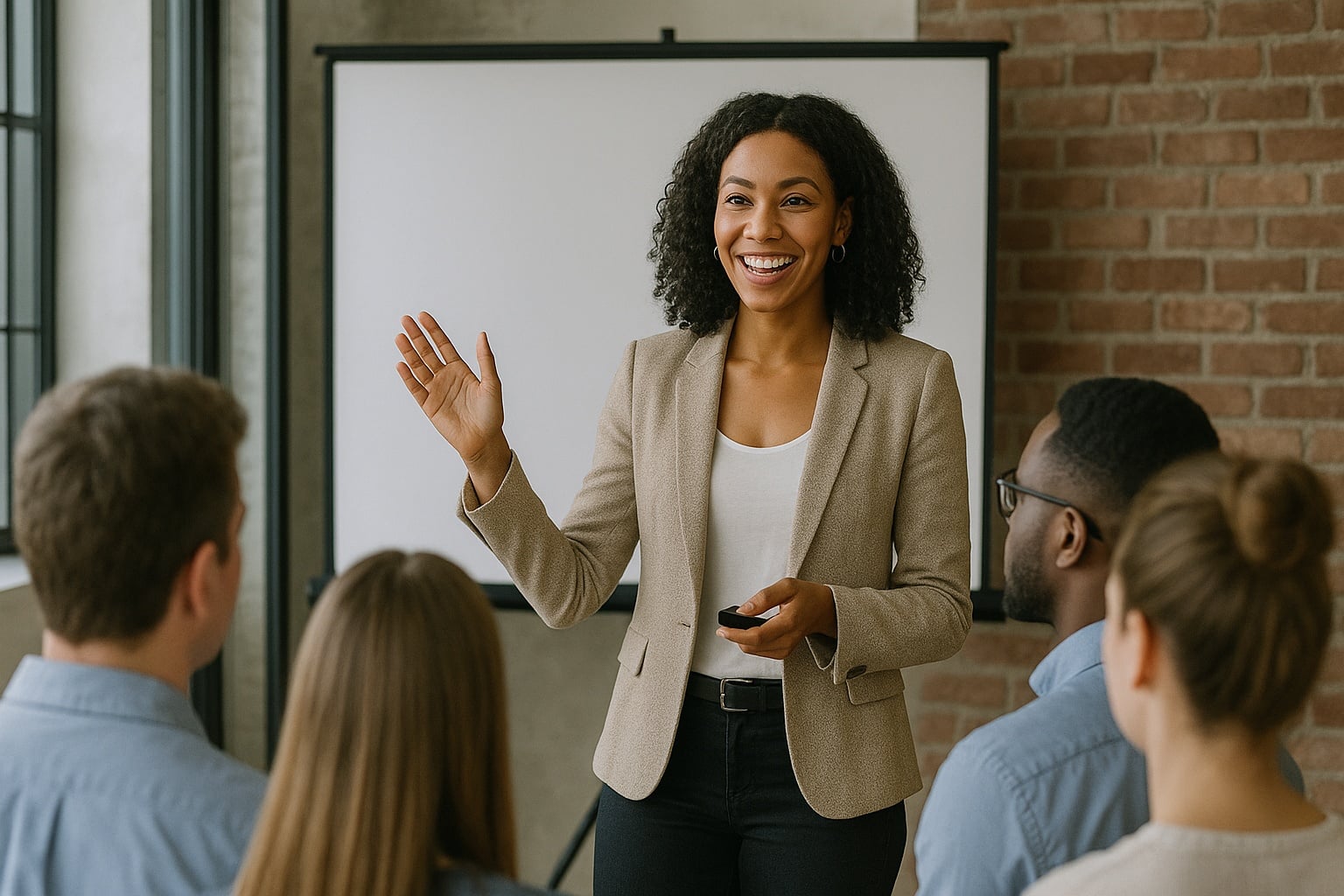 education influencers with presentation skills