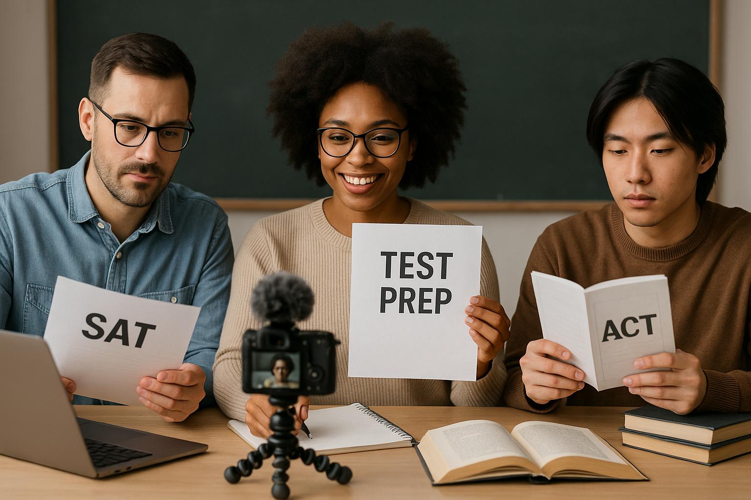 education influencers with test preparation