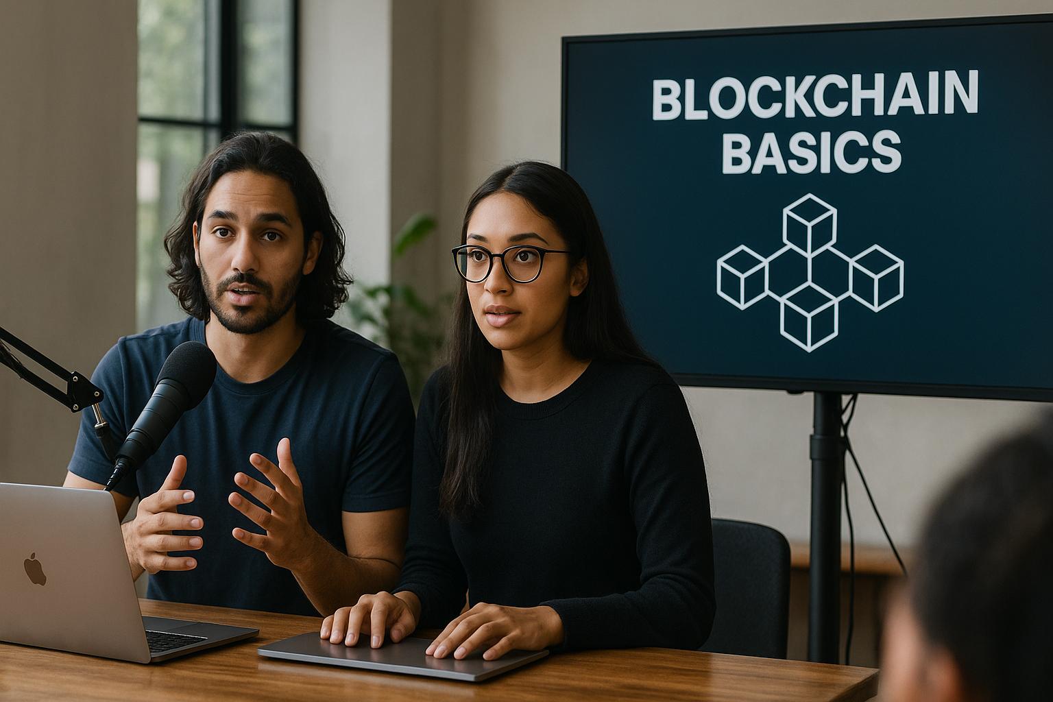 tech influencers teaching blockchain basics