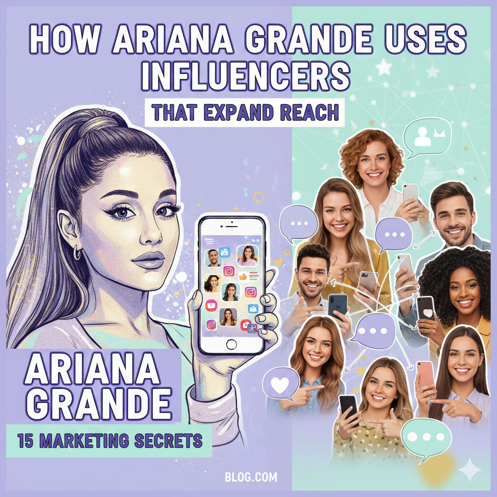 How Ariana Grande Uses Influencers