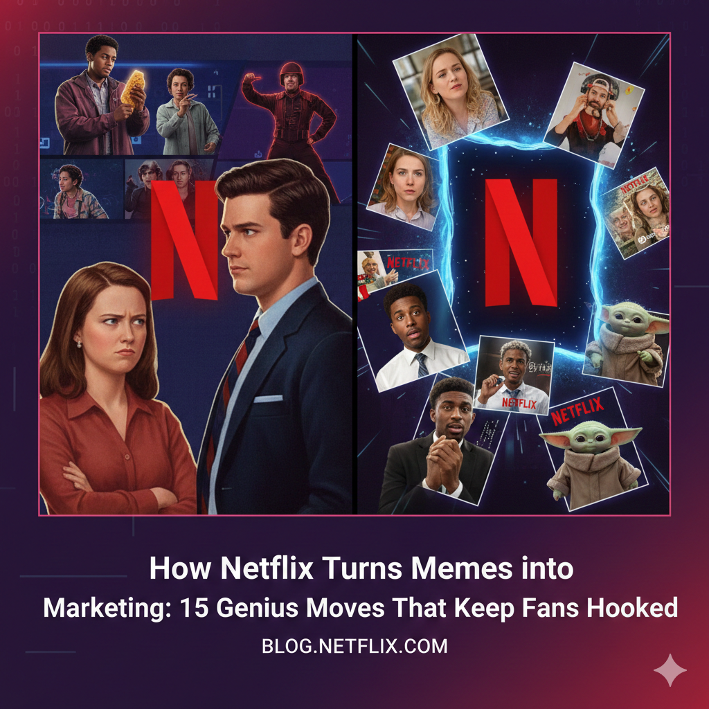 how netflix turns meme into marketing