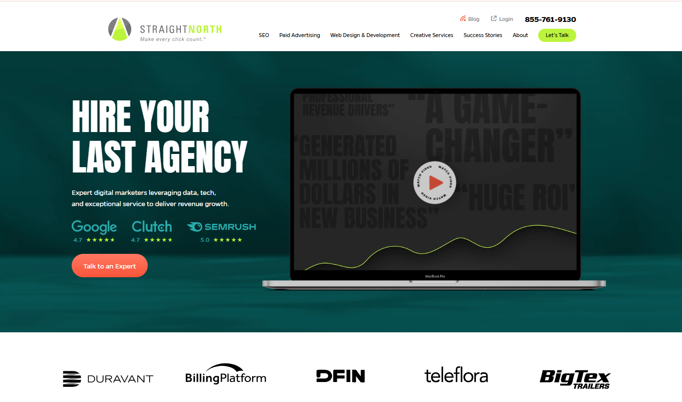 straight Award Winning SEO Agency