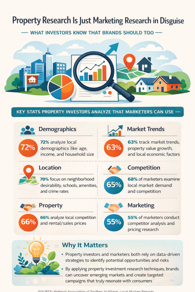 Property research vs marketing research Property Research Is Just Marketing Research in Disguise — Here's What Investors Know That Brands Don't