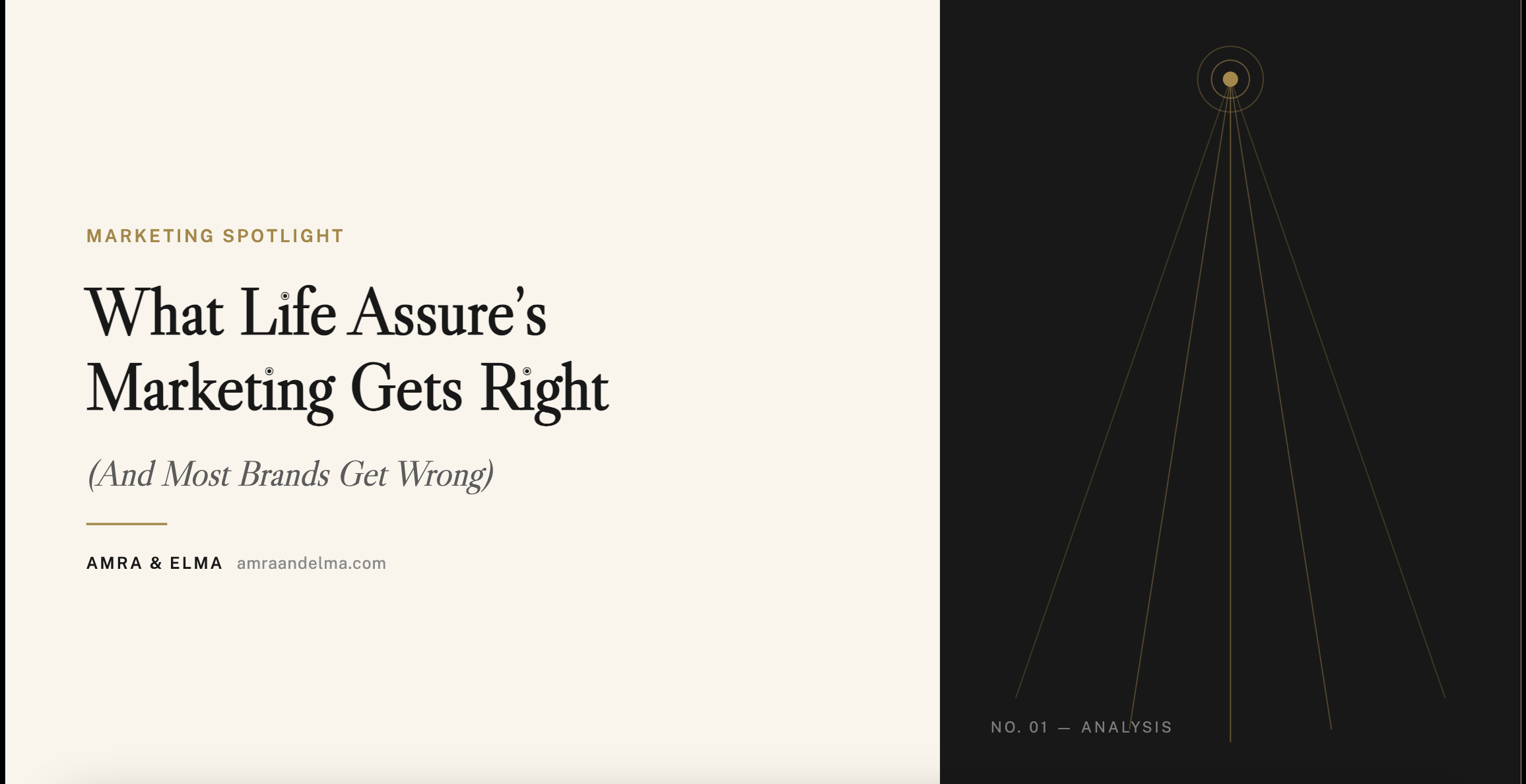 What Life Assure’s Marketing Gets Right