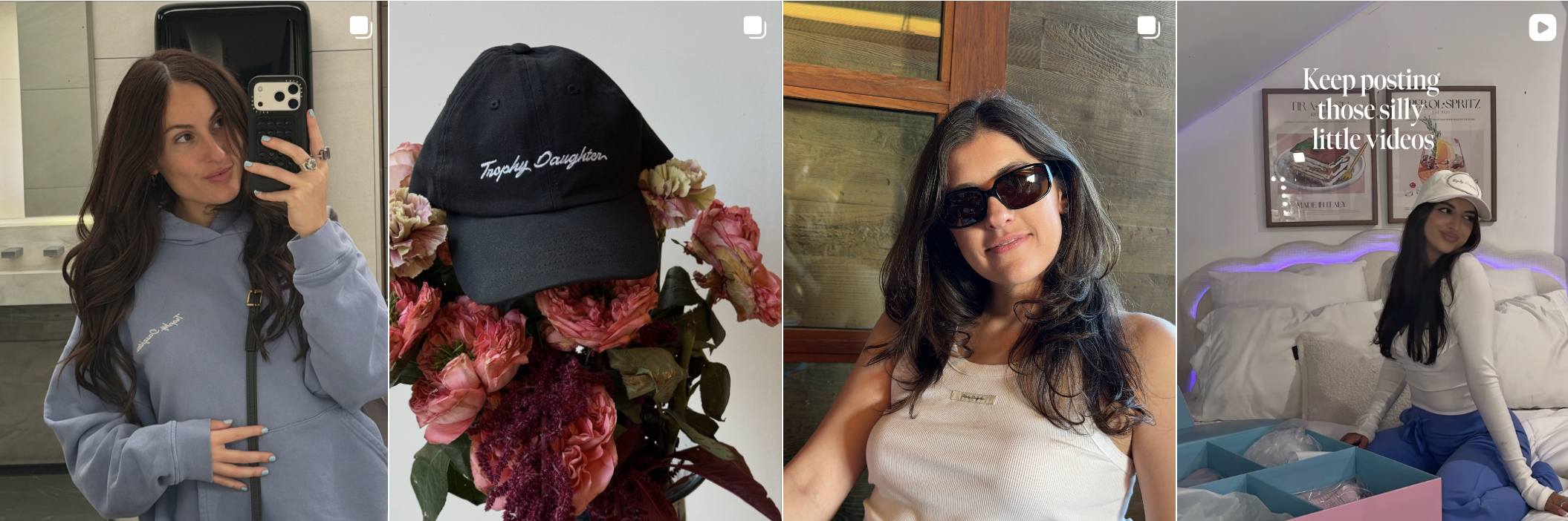 Influencer post from an Amra & Elma campaign