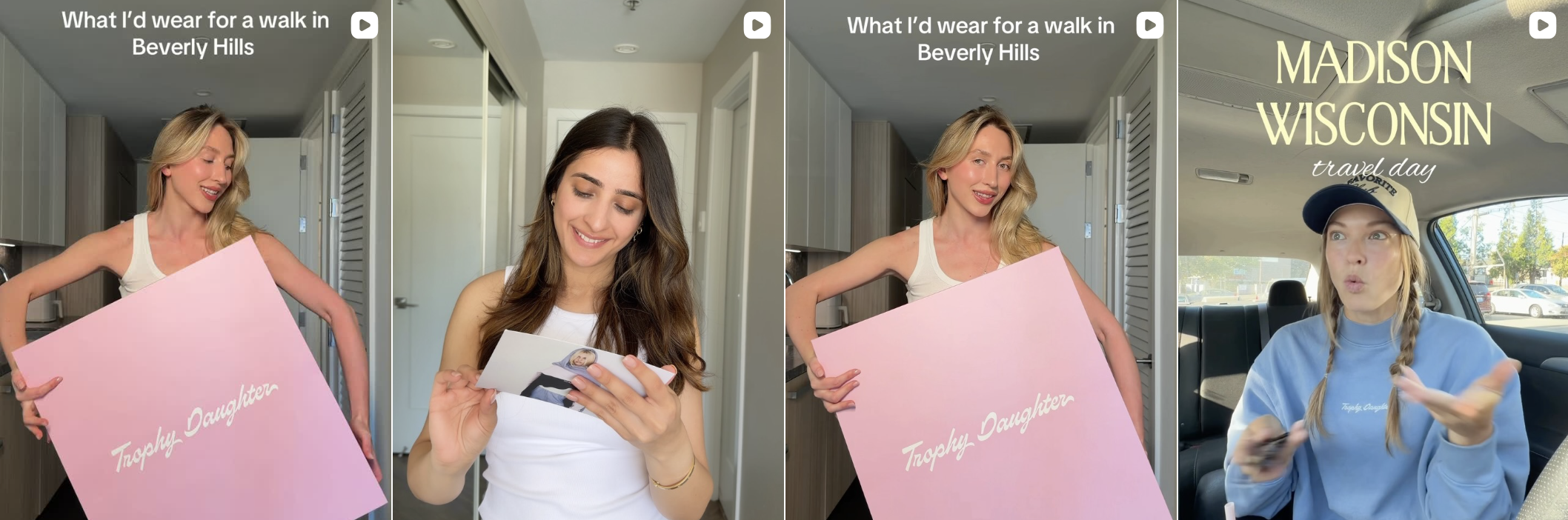 Influencer post from an Amra & Elma gifting campaign
