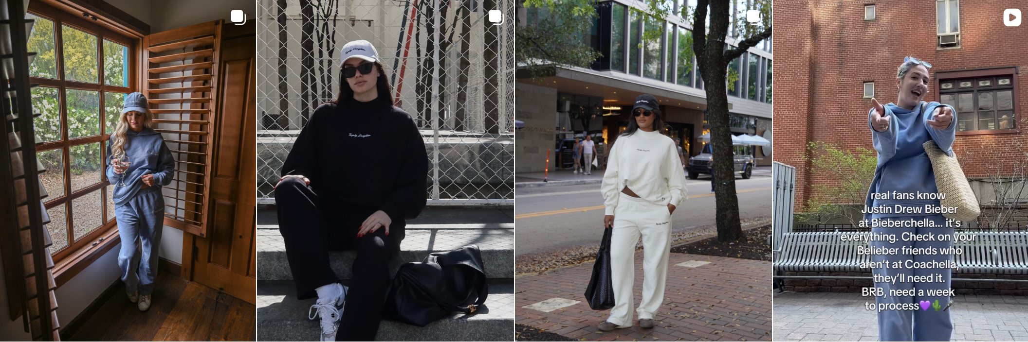Influencer post from an Amra & Elma gifting campaign