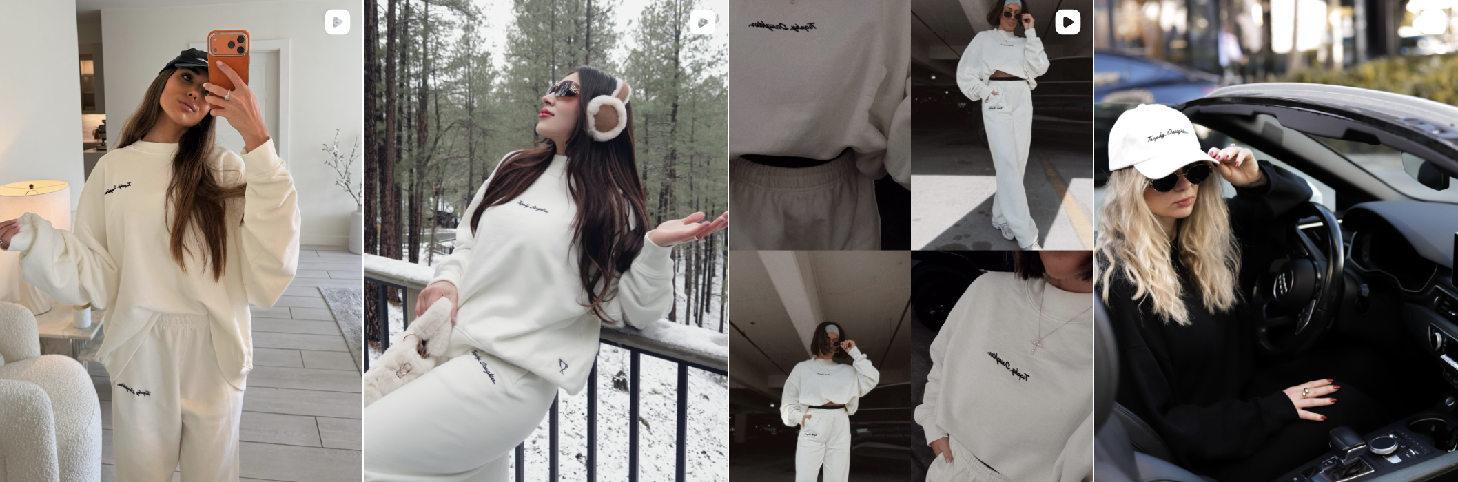 Influencer post from an Amra & Elma gifting campaign